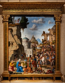 “Adoration by the Wise Men”, by Marcello Fogolino