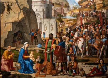 “Adoration by the Wise Men”, by Marcello Fogolino