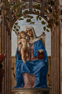 “Enthroned Madonna with Infant Jesus between saints James and Jerome”, by Giambattista Cima da Conegliano