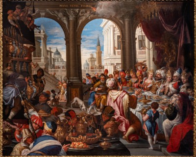 “Banquet of Balthazar”, by workshop of Veronese