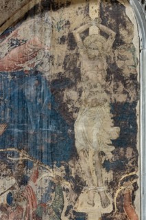 “Martyrdom of St. Sebastian”, by Agnolo Gaddi
