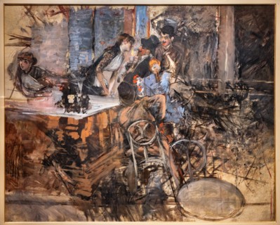 “The Bar at the Folies Bergère” by Giovanni Boldini