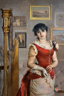 “The Harpist” by Gaetano Esposito