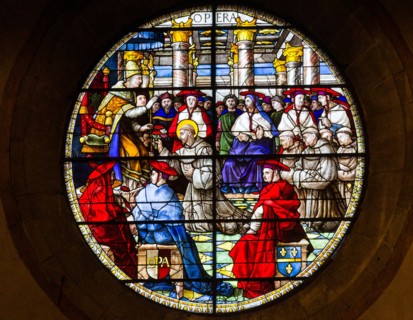 “San Francesco presenta la Regola a papa Innocenzo III”