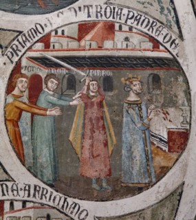 “La morte di Priamo per mano di Pirro