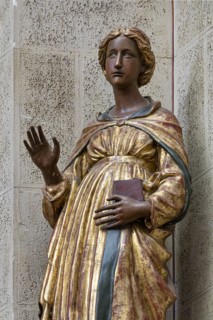 Montepulciano, Duomo (Cathedral of S. Maria Assunta): “Annunciated Virgin” by Francesco di