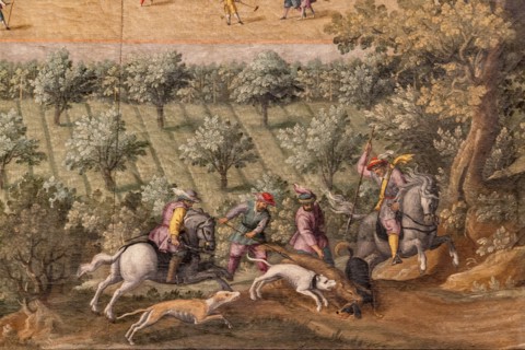 Medici Villa La Petraia: “the Medici villa of Lappeggi”, in the lunette called “La Peggio”, one of