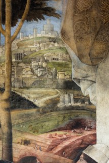 Ducal Palace: south-west wall of the “Bridal Chamber or Camera Picta", which is a room located in