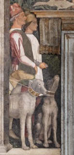 Ducal Palace: south-west wall of the “Bridal Chamber or Camera Picta", which is a room located in