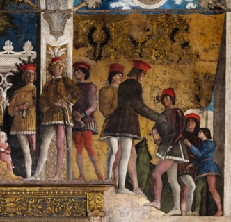 Ducal Palace: north-west wall of the “Bridal Chamber or Camera Picta", which is a room located in