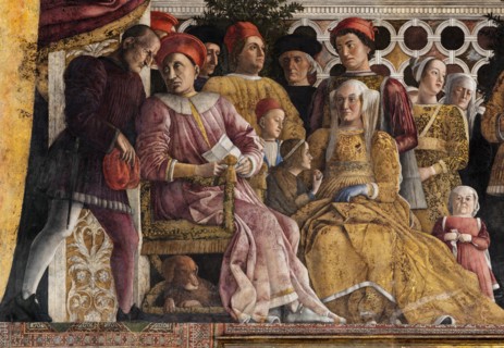 Ducal Palace: north-west wall of the “Bridal Chamber or Camera Picta", which is a room located in