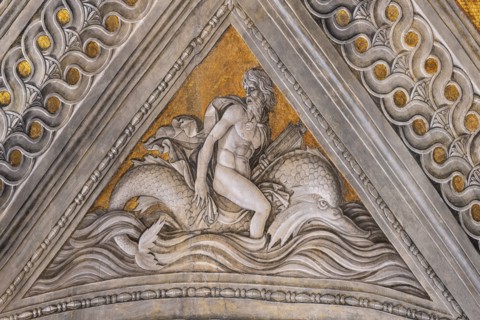 Ducal Palace: vault of the “Bridal Chamber or Camera Picta", which is a room located in the