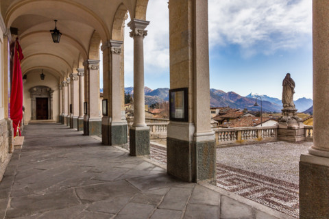 Clusone, Basilica of Santa Maria Assunta: the porch.
Clusone (BG), Lombardia - Lombardy, Italia