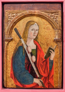 Bergamo, Bernareggi Museum: " St. Agatha", by Bernardo or Antonio Marinoni (about 1493 - 1533/45)