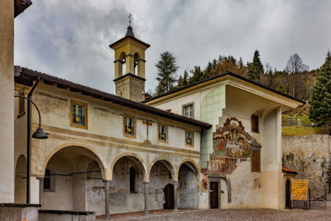 Clusone, Oratory of Disciplini or St. Bernardino, which has XV century frescoes with the Triumph