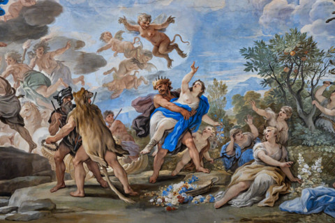 Palazzo Medici Riccardi, Galleria degli specchi (o Sala Luca Giordano): “Il ratto di Proserpina ad