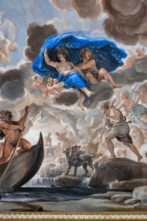 Palazzo Medici Riccardi, Galleria degli specchi (o Sala Luca Giordano): “Trasporto agli inferi”;