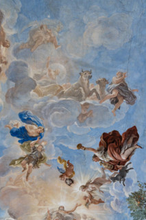 Palazzo Medici Riccardi, Galleria degli specchi (o Sala Luca Giordano): “Il carro della Luna”,