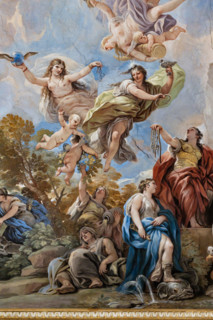 Palazzo Medici Riccardi, Galleria degli specchi (o Sala Luca Giordano): “Allegoria della
