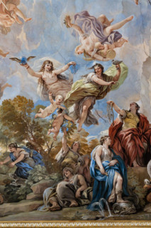 Palazzo Medici Riccardi, Galleria degli specchi (o Sala Luca Giordano): “Allegoria della