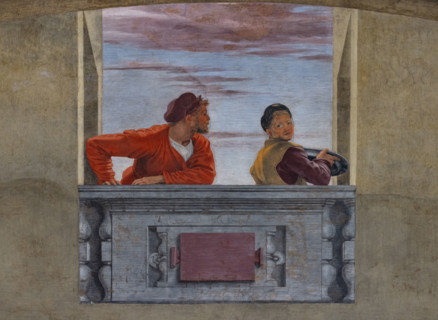 “Cenacolo”,  di Andrea del Sarto, affresco  (525x871 cm), databile al 1511-1527. L’opera è