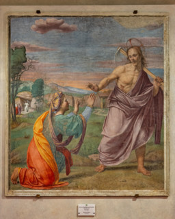 “Noli me Tangere”, di Francesco Cristofano, conosciuto come Franciabigio, affresco staccato, dalla