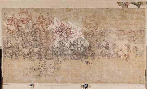 Ducal Palace, Hall of the Popes, south-east wall: “Tournament of Knights” or “Tournament-Battle