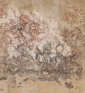 Ducal Palace, Hall of the Popes, south-east wall: “Tournament of Knights” or “Tournament-Battle
