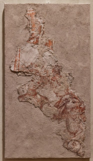 “Dame al baldacchino”, dipinto murale strappato, di Antonio di Puccio, detto il Pisanello, 1430 -