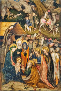 “Adorazione dei Magi”, di Stefano di Giovanni da Verona, 1435-8, tempera su tavola