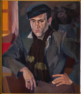 “L’operaio” di Roberto Melli (1885 -1958).
Olio su tela, cm. 70 x 59,5.
Collezione Assicoop