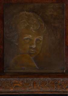 Collezione Assicoop Unipol, inv. n° 866: 
Arrigo Minerbi; " Fanciullo “  (bassorilievo in bronzo,