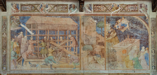 Pisa, Monumental Cemetery: 
“Noah’s Ark”, “Great Flood” and “The Sacrifice Noah offers to God
