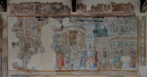 Pisa, Monumental Cemetery: 
“Abraham and the Worshippers of Belus (Baal)”, frescoes by Benozzo