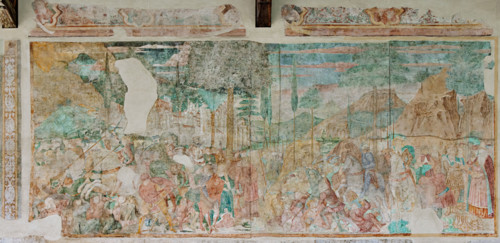 Pisa, Camposanto monumentale:
“Abramo vittorioso sugli Assiri”, affreschi di Benozzo Gozzoli,