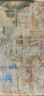 Pisa, Monumental Cemetery: 
“Wedding of Isaac and Rebecca”, frescoes by Benozzo Gozzoli, 1473/75