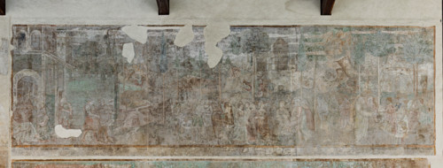 Pisa, Monumental Cemetery: 
“Dream and Wedding of Jacob”, frescoes by Benozzo Gozzoli, 1473/75