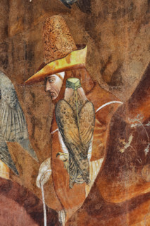 Pisa, Monumental Cemetery: "Triumph of Death," detail of the frescoes by Buonamico Buffalmacco,