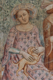 Pisa, Camposanto monumentale: ”Trionfo della Morte”, particolare degli affreschi di Buonamico