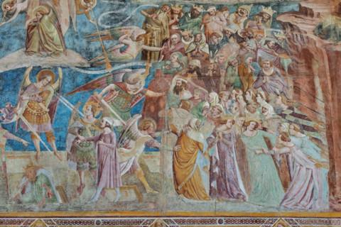 Pisa, Monumental Cemetery: "The Last Judgement”. Frescoes by Buonamico Buffalmacco, 1336/1341