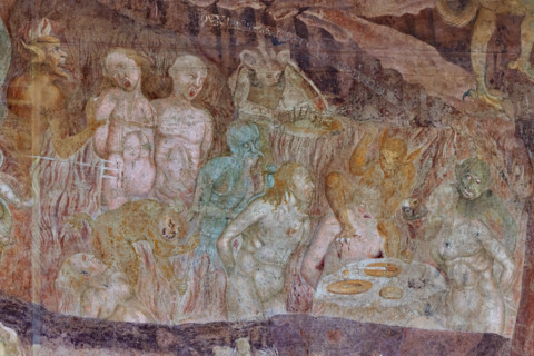 Pisa, Monumental Cemetery: “Hell”. Frescoes by Buonamico Buffalmacco, 1336/1341.
Detail of the