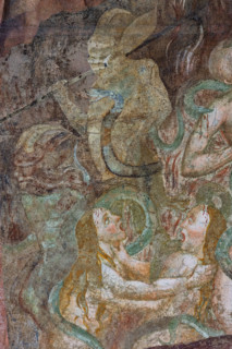 Pisa, Monumental Cemetery: “Hell”. Frescoes by Buonamico Buffalmacco, 1336/1341.
Detail with the