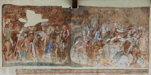 Pisa, Monumental Cemetery: 
“Conversion and Fight of Saint Ephysius against the Pagans of