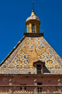 Palermo, The Royal Palace or Palazzo dei Normanni (Palace of the Normans): the Porta Nuova Tower
