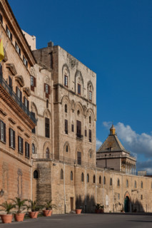 Palermo, The Royal Palace or Palazzo dei Normanni (Palace of the Normans), North-East side: view