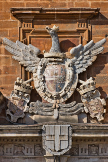 Palazzo Reale (Palazzo dei Normanni), fronte Nord-Est:
Palazzo Reale o "dei Normanni", Palermo