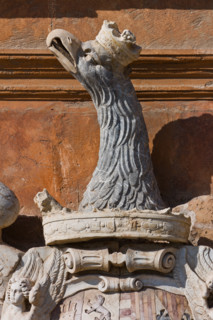 Palazzo Reale (Palazzo dei Normanni), fronte Nord-Est:
Palazzo Reale o "dei Normanni", Palermo