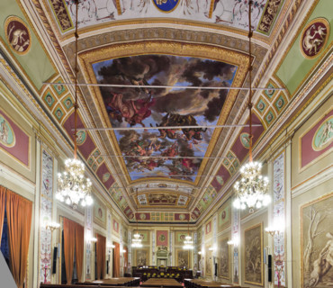 Appartamento Reale, sala d'Ercole (Parlamento
dell'Assemblea Regionale Siciliana):
Palazzo Reale