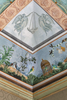 Palermo, Palazzo Reale o Palazzo dei Normanni, Appartamento Reale, Sala   degli Uccell, volta