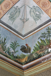 Palermo, Palazzo Reale o Palazzo dei Normanni, Appartamento Reale, Sala   degli Uccell, volta